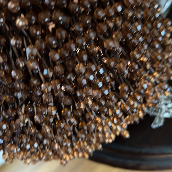 Brown Beaded/Sequin Purse EUC - Picture 6 of 6